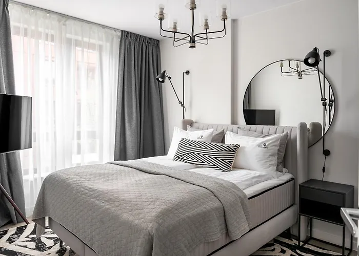 公寓 Old Town Scala E With Parking By Lion 格但斯克